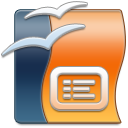 OpenOffice Impress Icon 128x128 png